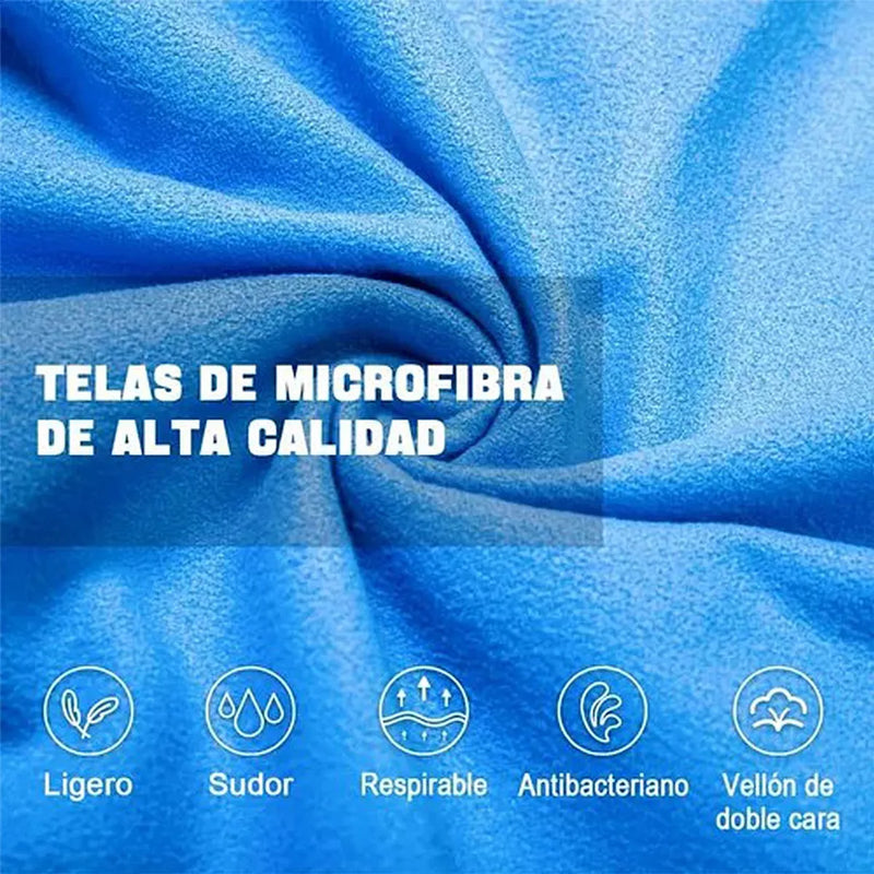 Kit con 2 toallas de microfibra